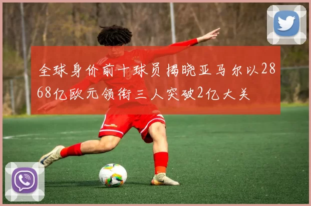 全球身价前十球员揭晓亚马尔以2868亿欧元领衔三人突破2亿大关
